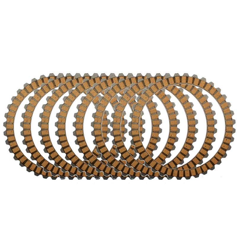 Road Passion Clutch Friction Plates 8 pcs for Harley Xl883 Sportster 883 / XL1200 Sportster 1200
